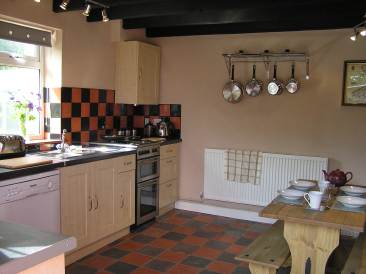 Quarry Tile Kitchen traditional welsh quarry tile flooring and a breakfast table